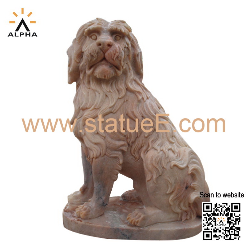 Welcome dog statue